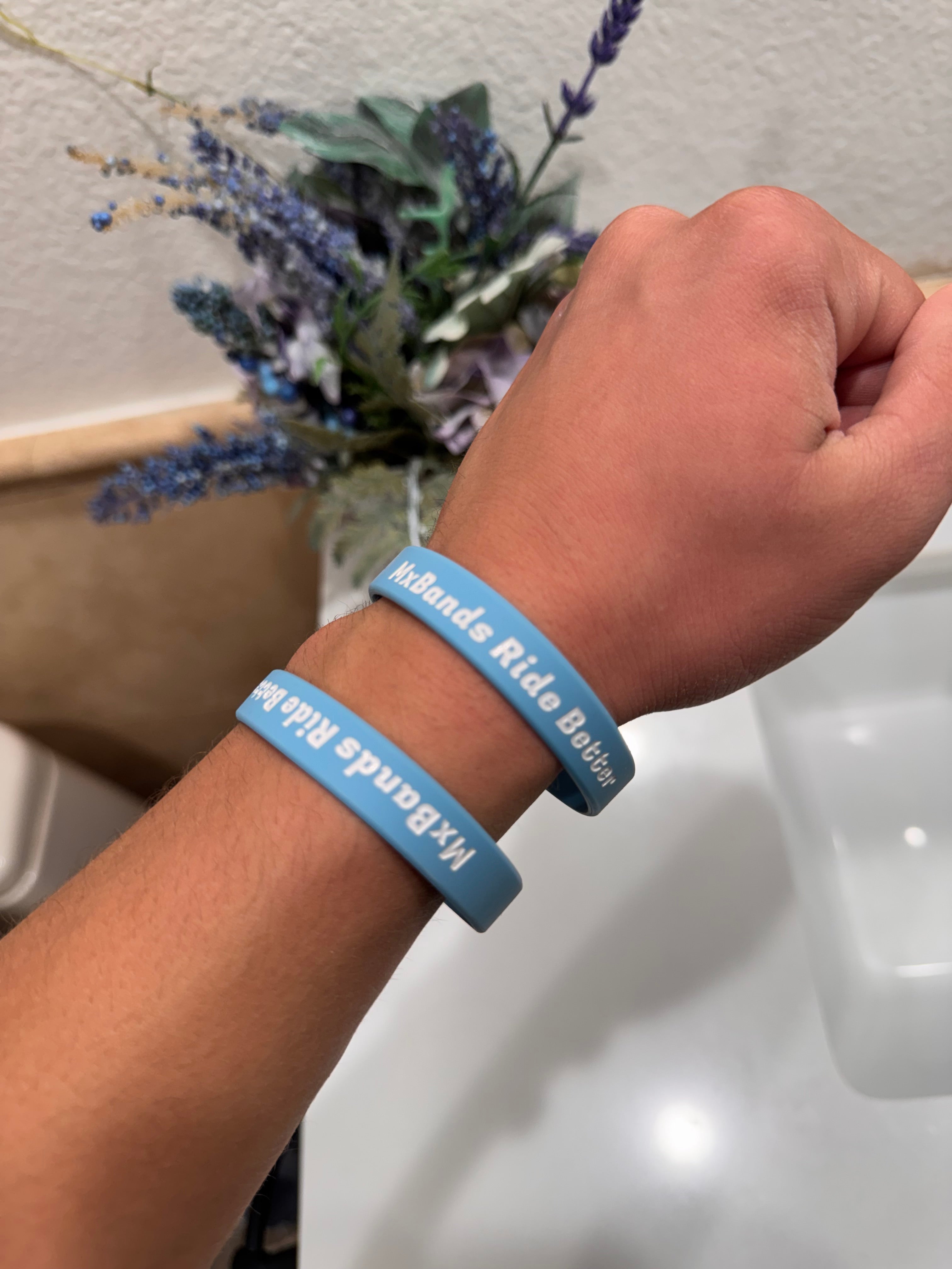 2 Baby Blue Bracelets